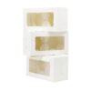 2 Window Cupcake Box 16 x 9 x 7.5cm 3pk