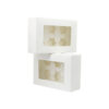 6 Window Cupcake Box 24 x 16.4 x 7.5cm 2pk