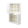 12 Window Cupcake Box 34 x 26 x 10cm 2pk