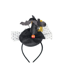 Halloween Headband with Bats and Veil