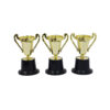 Gold Trophy Set 8 x 12cm 3pc