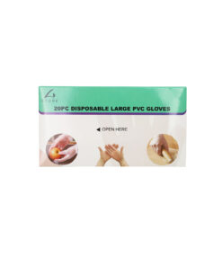 Disposable Large PVC Gloves 20pc