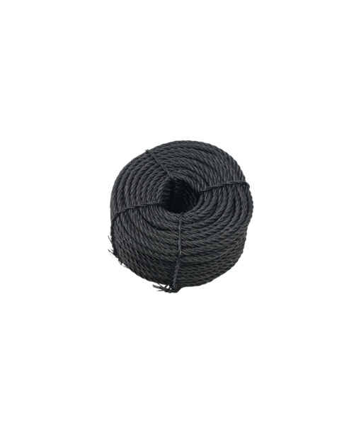 Black Pe Rope Coil 4mm X 25m