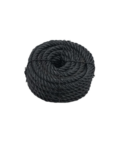 Black Pe Rope Coil 10mm X 8m