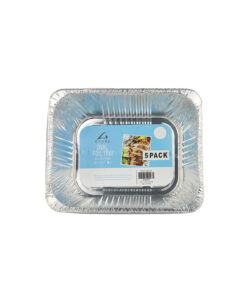 Rectangle Foil Tray 326 x 262 x 102mm- 5 pk