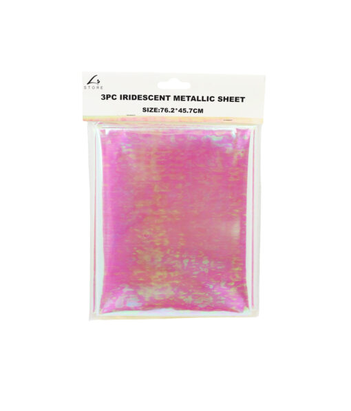 Iridescent Metallic Sheet 45.7 x 76.2cm 3pc