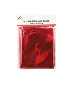 Red Metallic Sheet 45.7 x 76.2cm 3pc