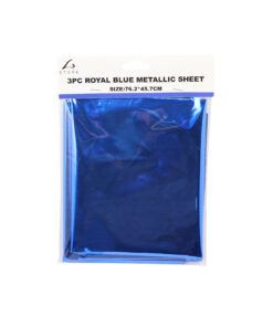 Royal Blue Metallic Sheet 45.7 x 76.2cm 3pc