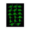 Dinosaur Glow In Dark 6cm 16pk