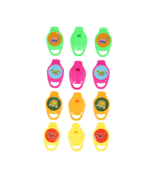 Dinosaurs Whistle 12pk