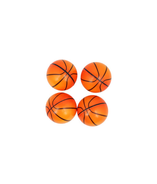 Basketball PU Balls 6.3cm 4 pk