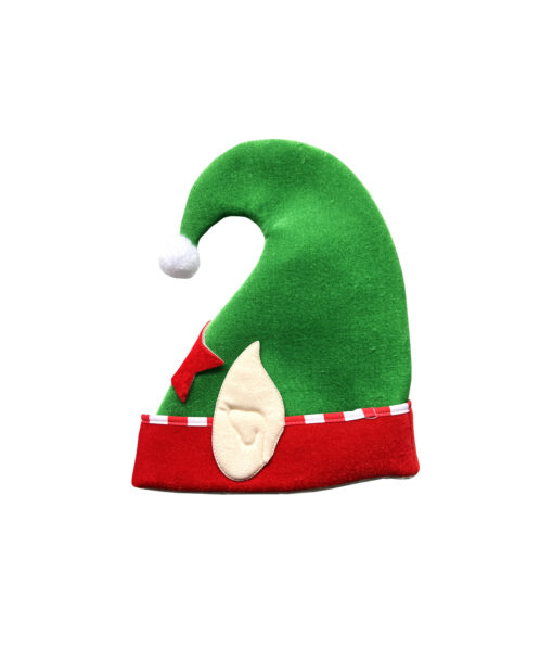 green elf hat with ears