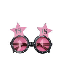 18 Pink Party Glasses