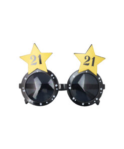 21 Gold Party Glasses