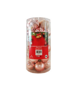 bronze bauble ball decoration set