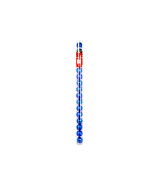 blue bauble ball decoration set