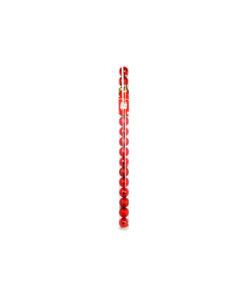 red bauble ball decoration set