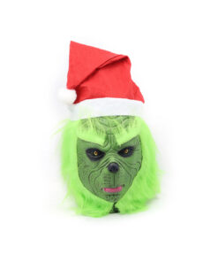 Xmas green monster mask