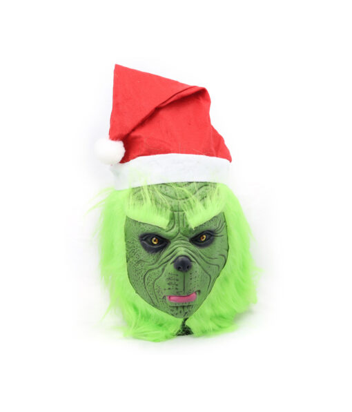 Xmas green monster mask