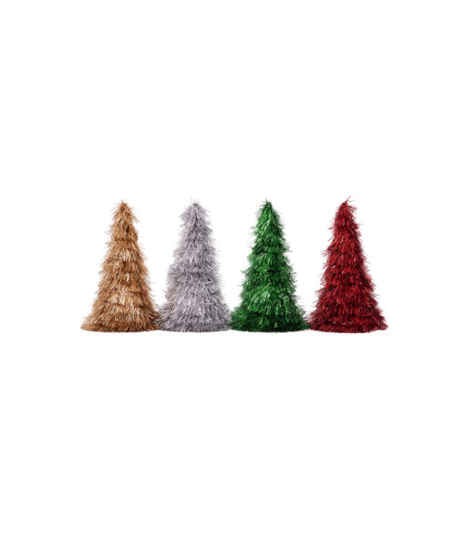 christmas tinsel tree decoration