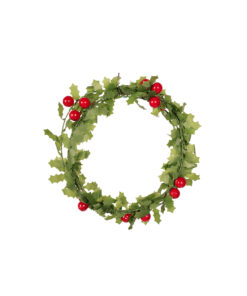 christmas mistletoe wreath