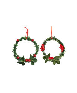 christmas wreath hanging decoration assorted