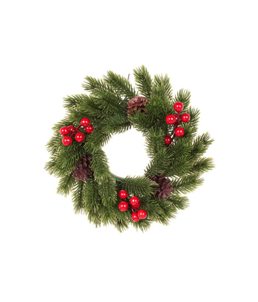 Pine & Berry Wreath 25cm