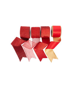 Red Christmas Ribbon Assorted 6.3cmx5m