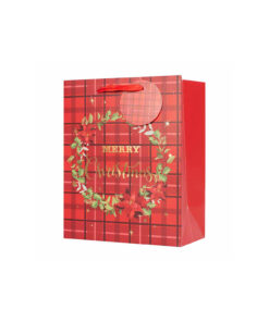 Small Tartan & Berries Gift Bag