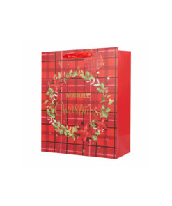 Small Tartan & Berries Gift Bag