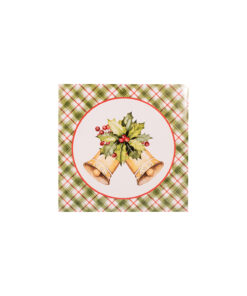 Jingle Bells Napkins 2ply 25pk 33x33cm