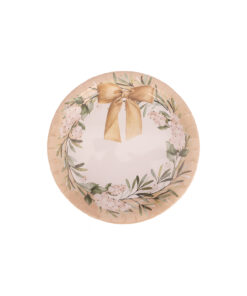 Gilded Wreath Paper Plate 20pk 23cm