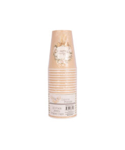 Gilded Wreath Paper Cups 20pk 266ml