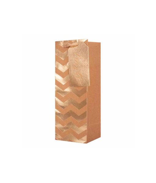 Kraft Christmas Bottle Bag 12x36x12cm