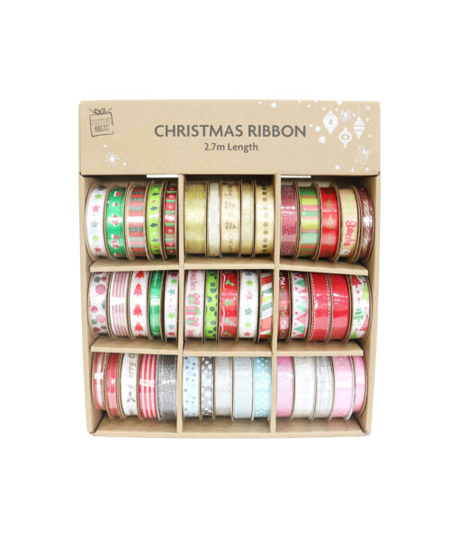 Festive Ribbon Assorted 2.7m