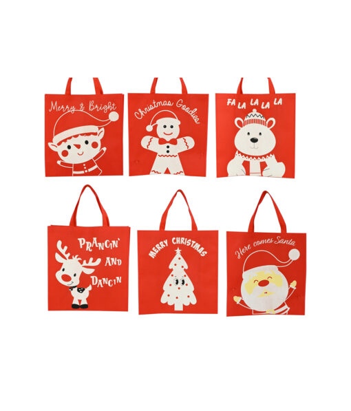 Red Non-Woven Shopper Bag Assorted