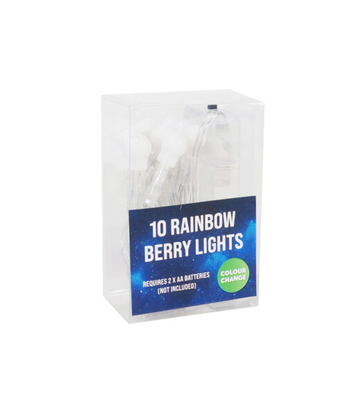 Led Mini Berry Colour Changing Lights 10pc