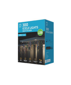 Multi-Colour 300 Led Icicles Flashing Lights