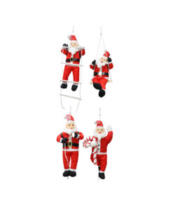 Nylon Santa Assorted 60cm