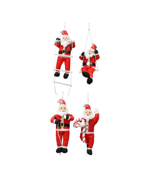 Nylon Santa Assorted 60cm