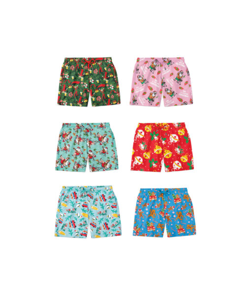 Christmas Hawaiian Boardies Mens Assorted