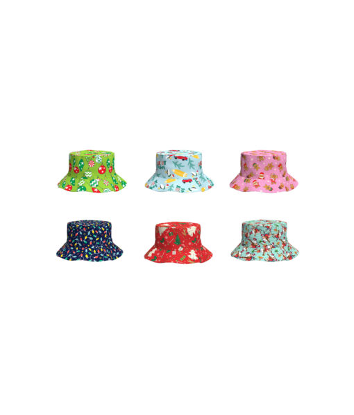 Fun Patterns Christmas Bucket Hat Assorted