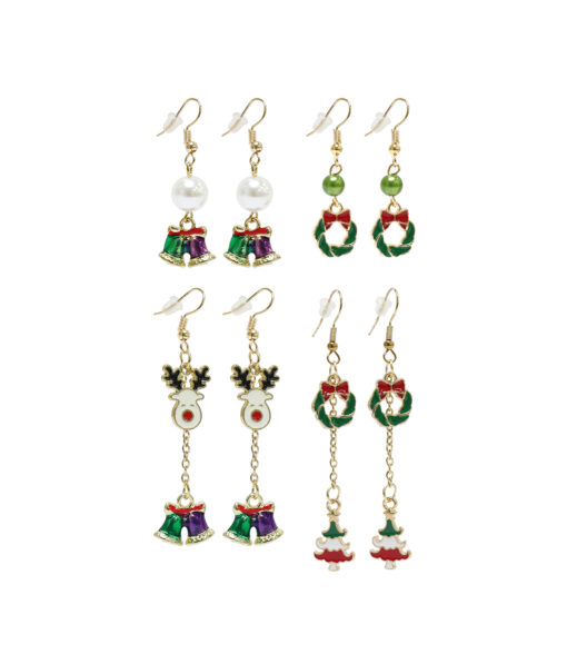 Christmas Long Dangly Earrings Assorted