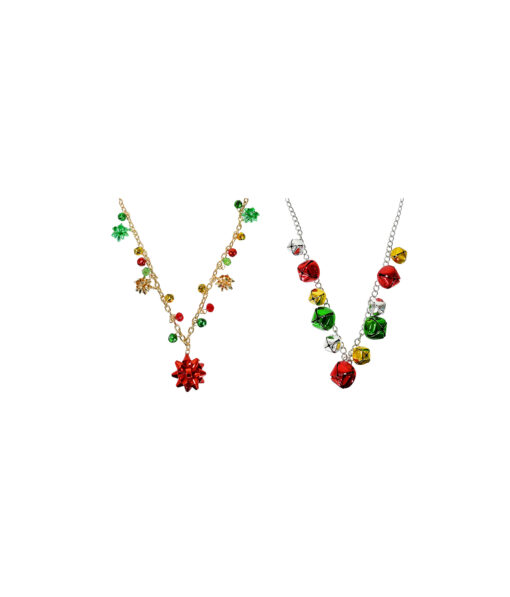 Christmas Bell Necklace Assorted