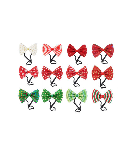 Christmas Bow Tie Assorted