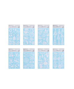 Plastic Snow Spray Stencil Assorted