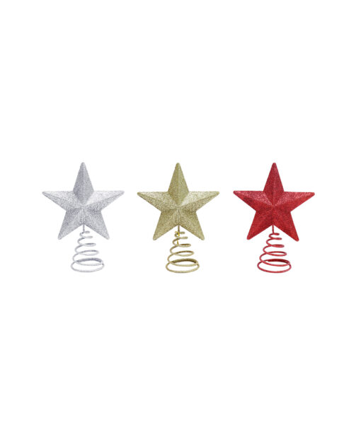 Mini Star Topper Assorted 12cm