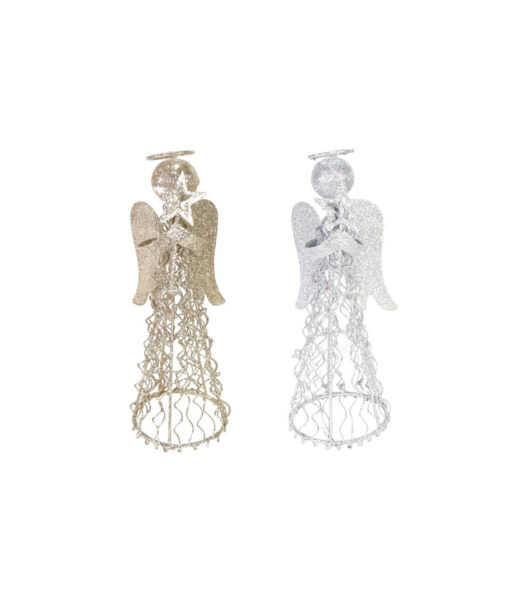 Glitter Metal Angel Assorted 20cm