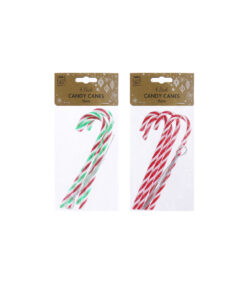 Candy Cane Decoration Assorted 4pk 15cm