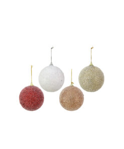 Sugar Bauble Assorted 8cm